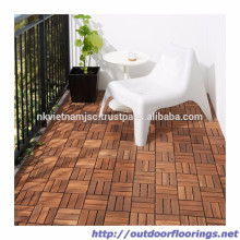 Eco-friendly jardim madeira decking outdoor interlocking floor tiles